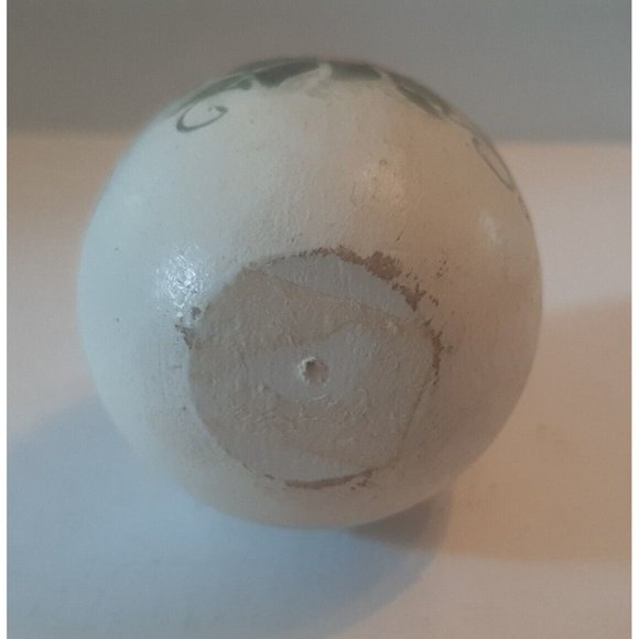 Pink Rose Hand Painted Wooden Easter Egg Decor Shabby Style Cottage Core - Picture 7 of 9